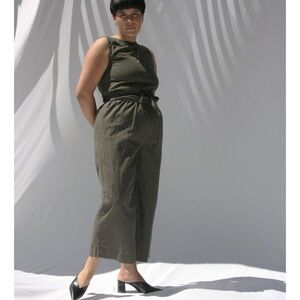 Aurorei wide pants in eucalyptus